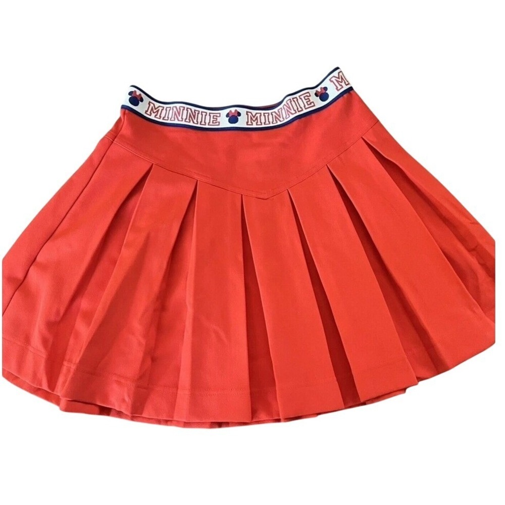 Disney-Macy's Women's Minnie Mouse Majorette Pleated Mini Skirt Size Med. NEW